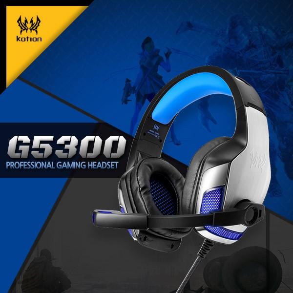 게이밍특화 고음질 LED라이트 컨트롤톡 헤드셋 G5300