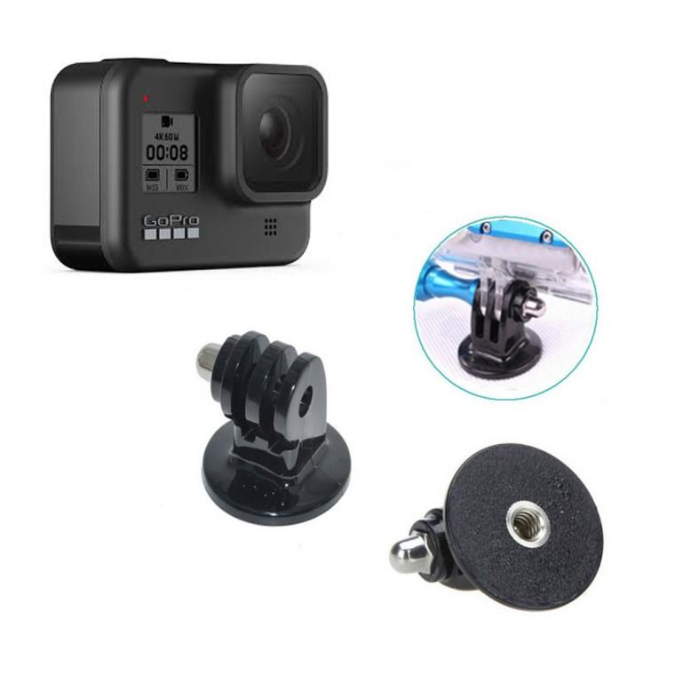 GOPRO HERO 9 삼각대 셀카봉 어댑터 1/4 아답터 고프로9 고프로8 고프로7 GOPRO9 블랙 호환 악세서리