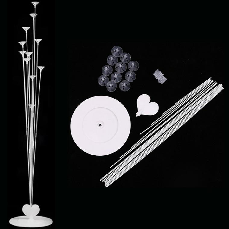 풍선꽂이 하트롱받침대(11구) 튼튼한댓살로 실외용으로 딱 멋지게 장식 간단히 꽂기만 하면 끝