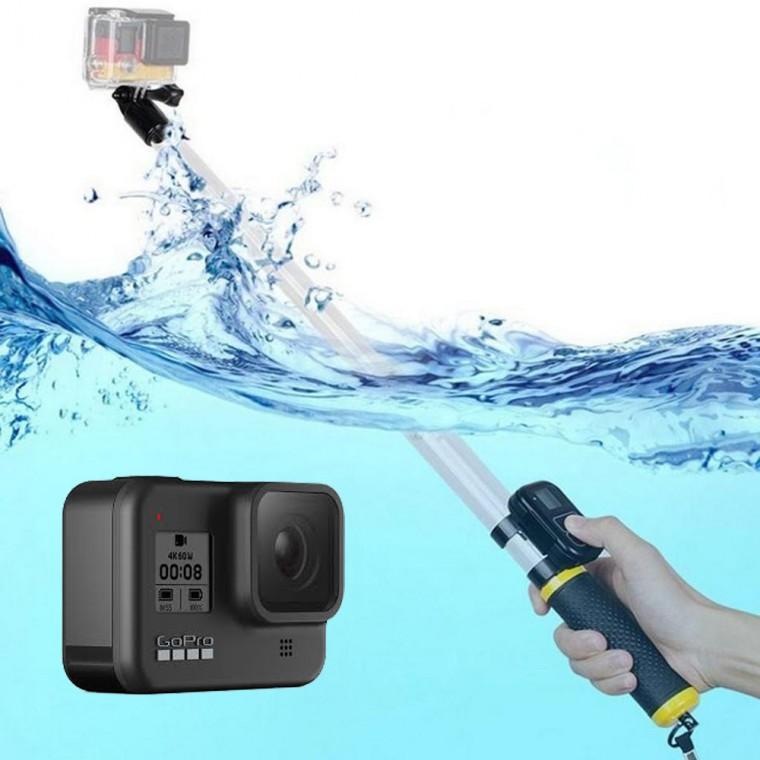 고프로 히어로9 셀카봉 스노클링 길이 연장 셀피스틱 고프로9 고프로8 고프로7 GOPRO9 블랙 호환 악세서리