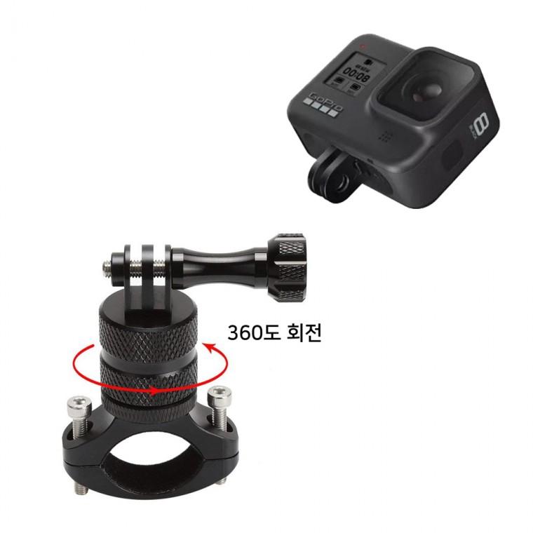 GOPRO HERO 9 자전거 바이크 핸들 거치대 마운트 고프로9 고프로8 고프로7 GOPRO9 블랙 호환 악세서리