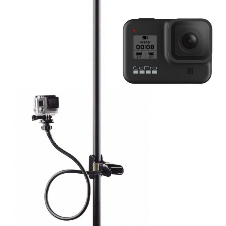 고프로 히어로9 플랙시블 클램프 마운트 구스넥 집게 고프로9 고프로8 고프로7 GOPRO9 블랙 호환 악세서리