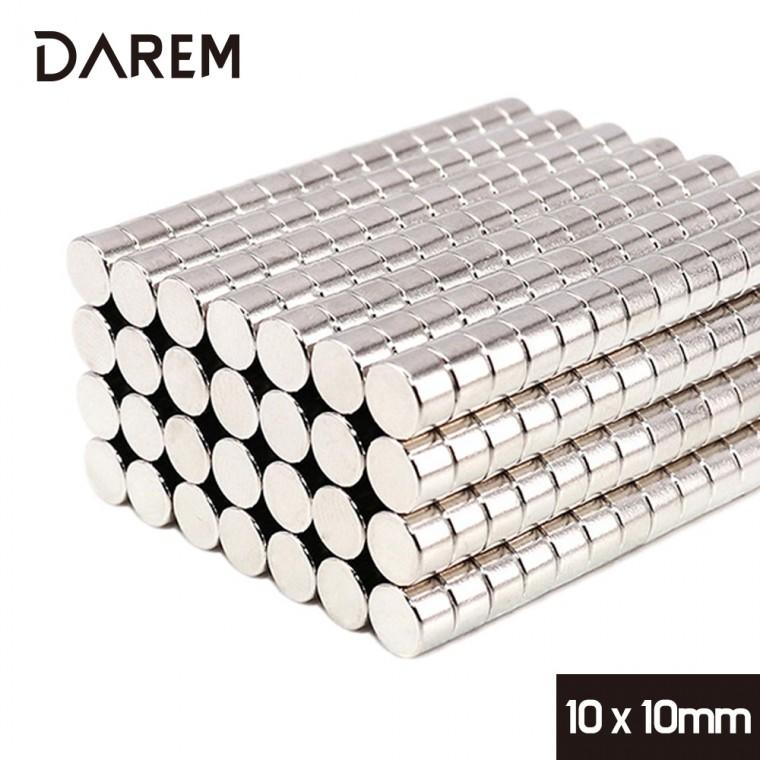 다름 초강력 네오디뮴 원형자석 10x10mm(10p 1set)