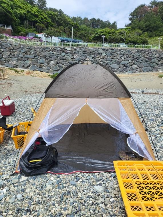 고급 그늘막 모기장 텐트 낚시 캠핑 나들이 야유회 등산 간편한 설치