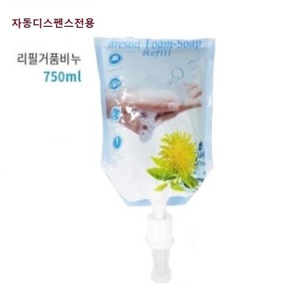 좋은상품 TH-703 자동디스펜서전용 거품비누리필 750ml