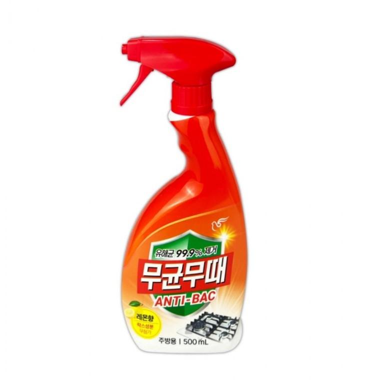 무균무때 주방 세정제 렌지 후드 기름때 제거 500ml