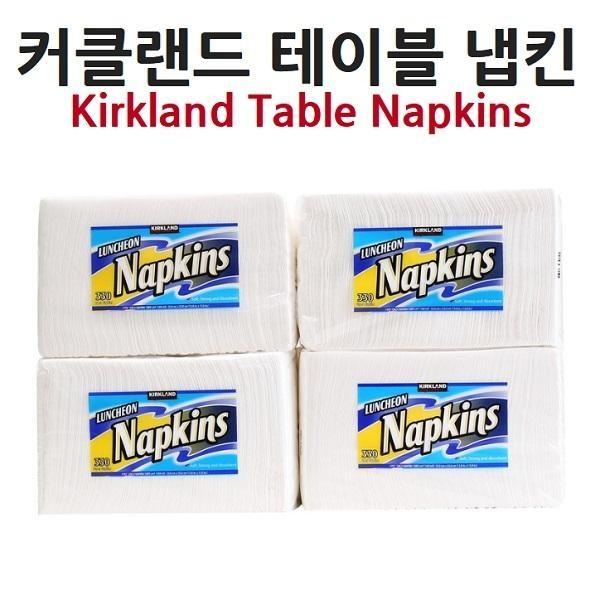 커클랜드 테이블 냅킨 330매X4