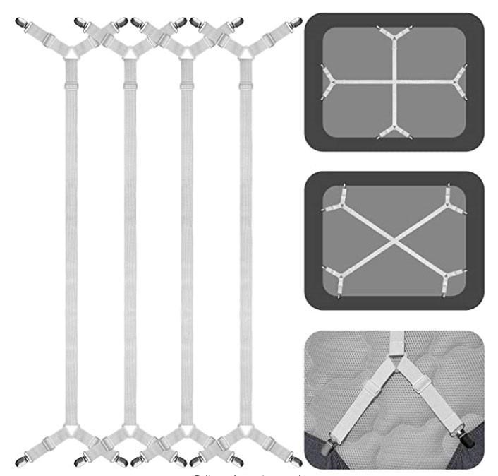 초대형침대 이불 시트 고정 집게 밴드 클립 패드 매트리스 밀림방지