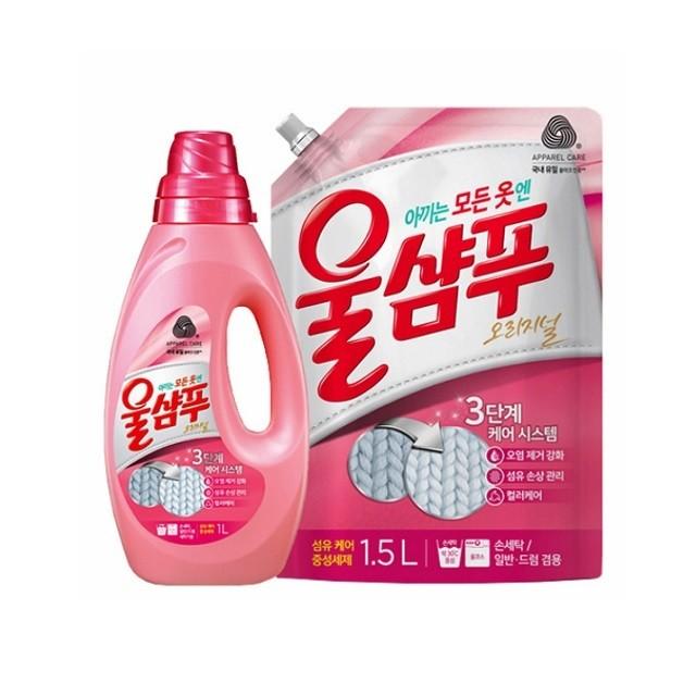 울샴푸 오리지널 일반드럼 겸용 중성세제 세탁 빨래