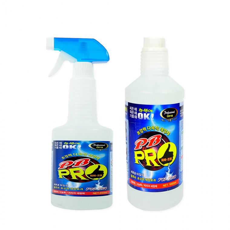 피비프로 다목적세정제(650ml 분무기형)+(1000ml 리필) 찌든때제거 초강력세정 기름때제거