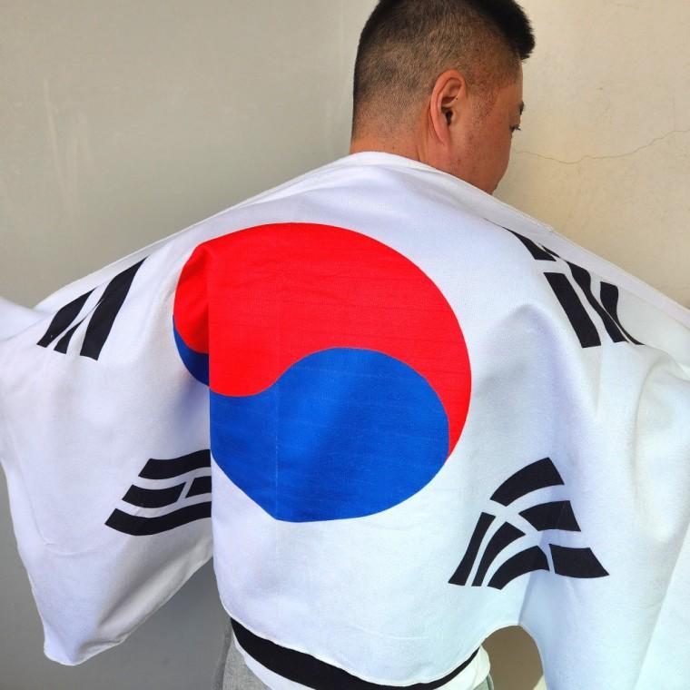 대형 사이즈 태극기수건 응원