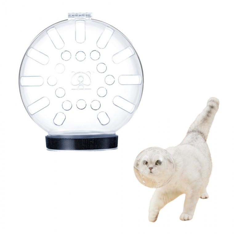 고양이 UFO 플라스틱 중성화 물림방지 넥카라 목카라