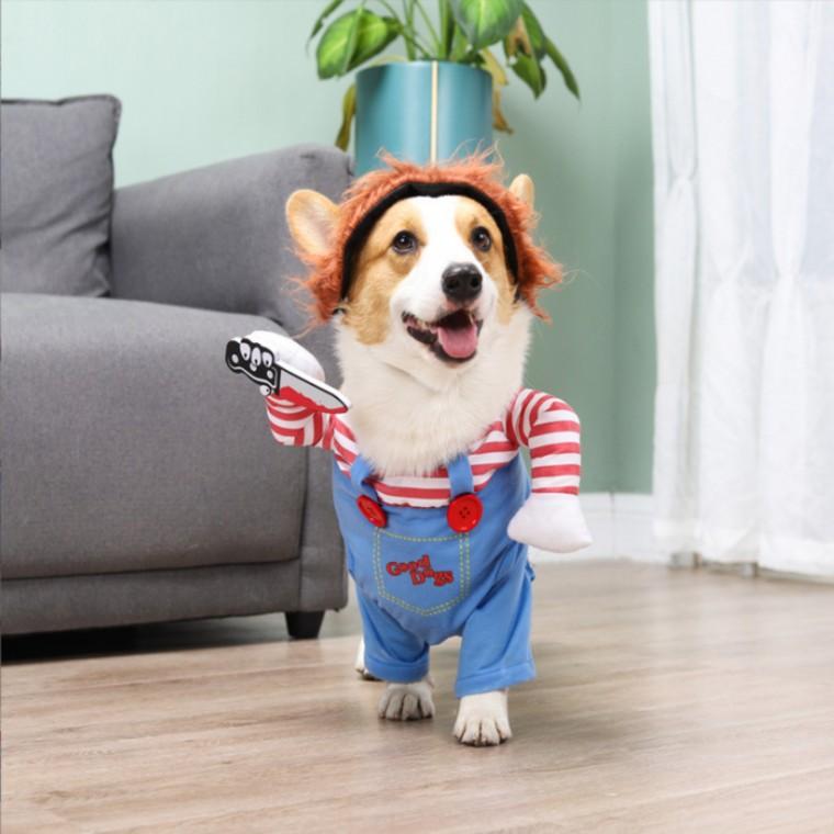 강아지 처키옷 할로윈 고양이 옷 코스튬 파티 이벤트 반려동물 애견옷 L