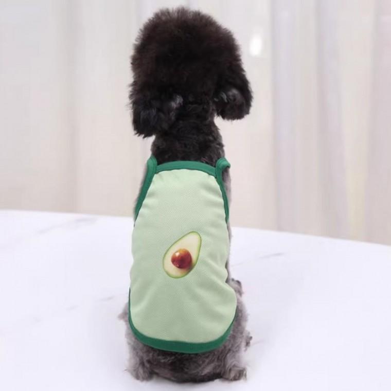 귀여운 아보카도 강아지 고양이 반려동물 애견옷 M