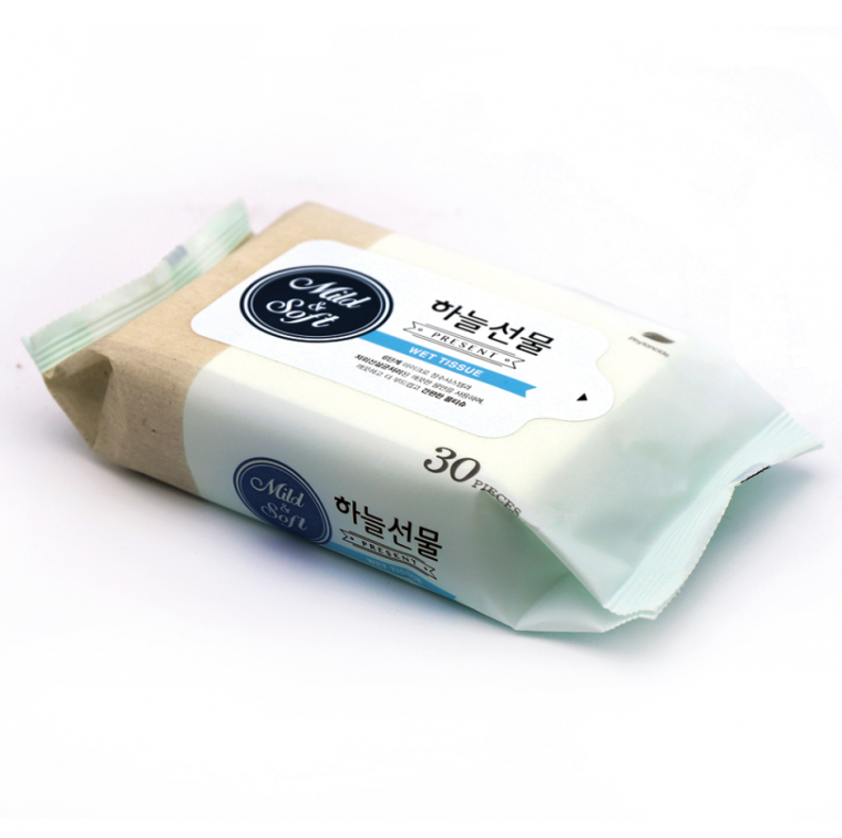 하늘선물물티슈 30매리필 120G 50개