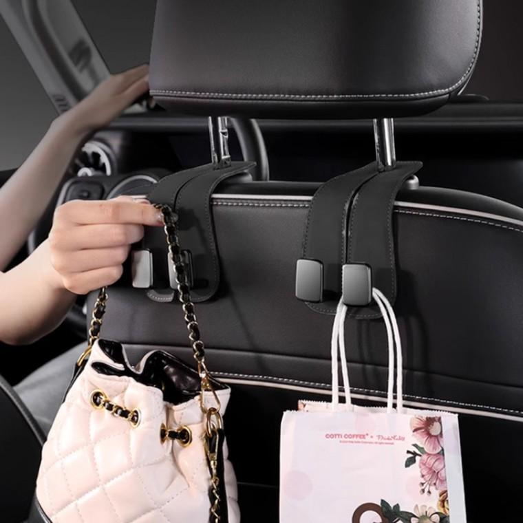 자동차 뒷자석 후크걸이 헤드레스트 가방 휴대폰 걸이