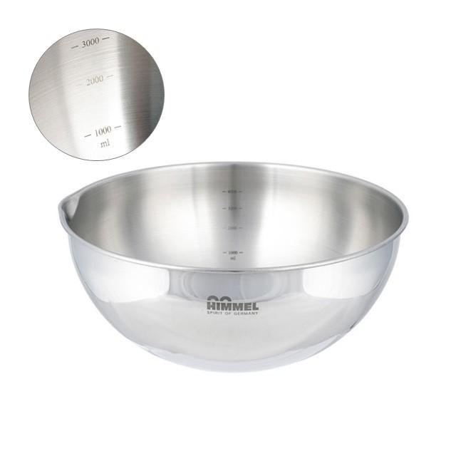 힘멜 스텐 계량 믹싱볼 (28cm 4L) 스텐양푼