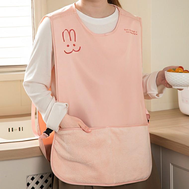 조끼 스타일 주방 짧은 앞치마 방수 카페 미술 식당