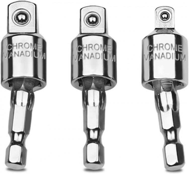 복스알 드릴변환 전동드릴 산업현장 복스 어댑터 3종