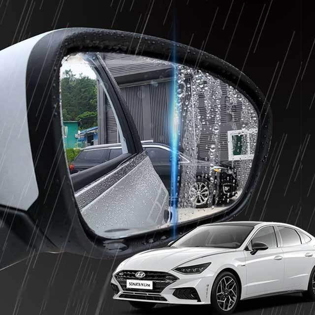쏘나타 DN8 사이드미러 맞춤형 발수코팅 필름