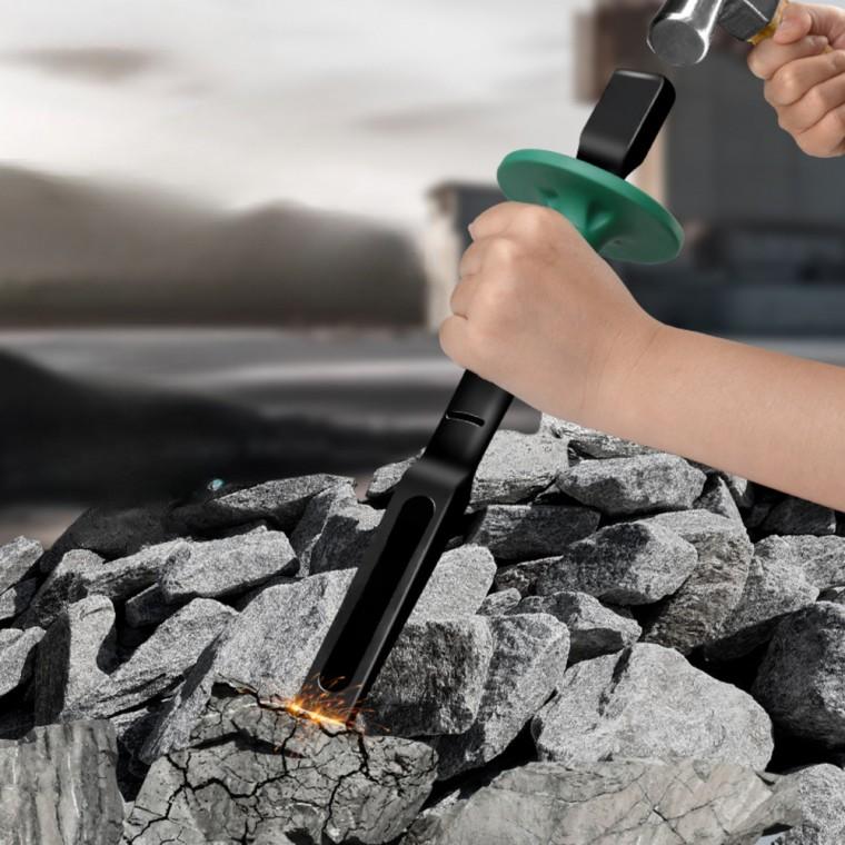 목공끌 합금강 강철 석재 도구 손잡이보호 끌정 평끌