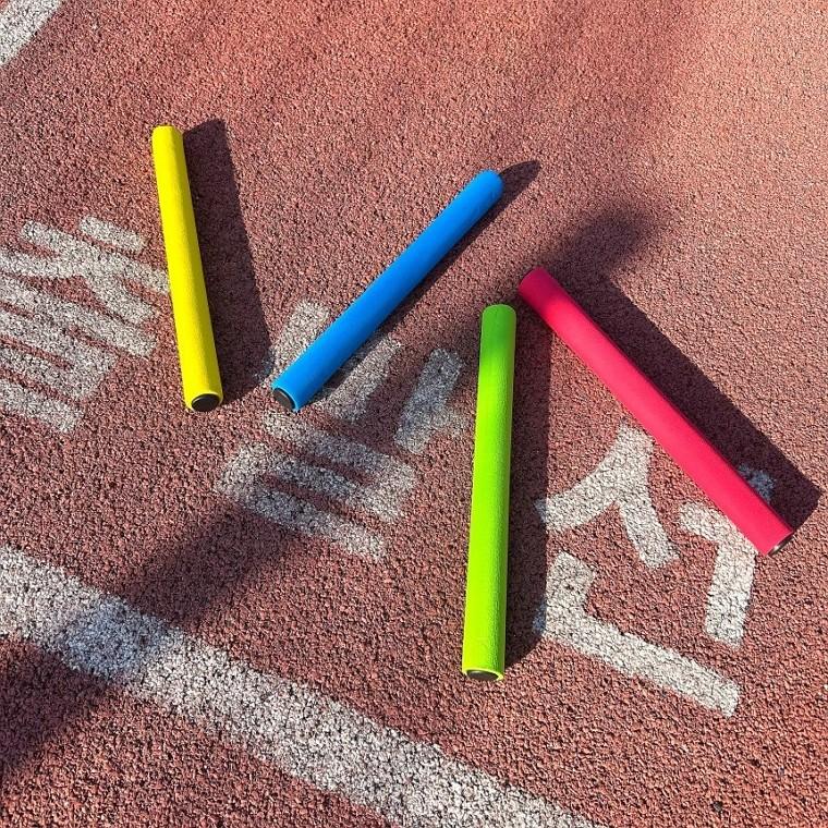 4컬러 1세트 바톤 계주