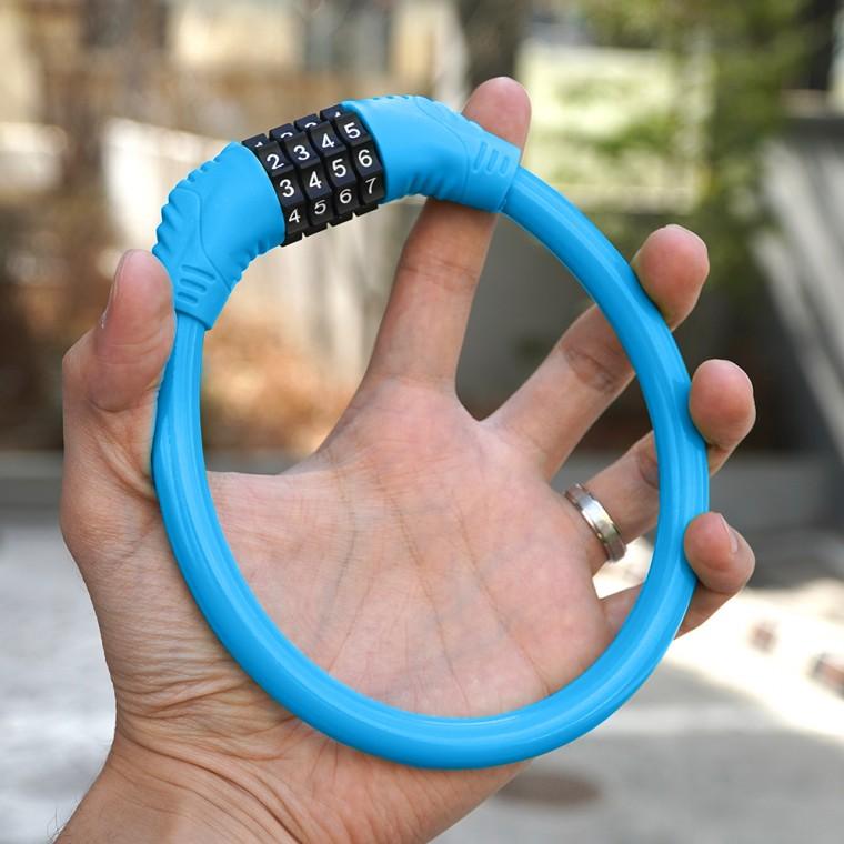 자전거 미니 번호키 자물쇠 비밀키 와이어락 도난방지 c128