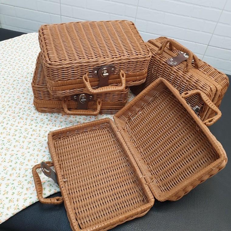 빈티지 라탄가방 피크닉 라탄 바구니