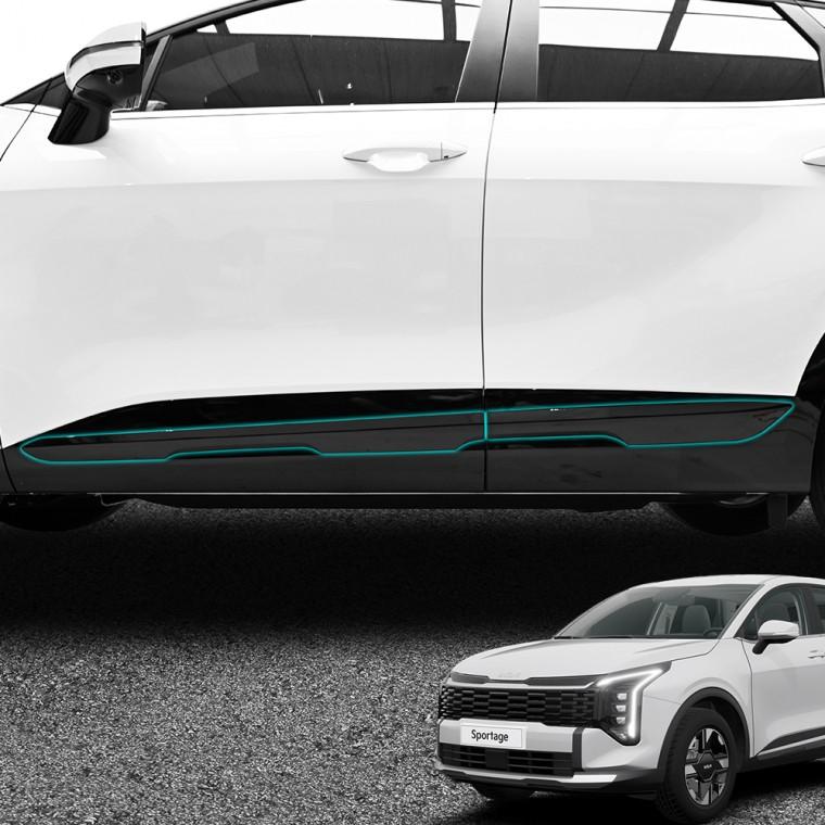 스포티지 NQ5 페이스리프트 튜닝 도어가니쉬