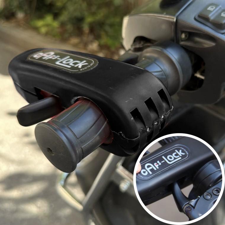 손잡이 고정 핸들 자물쇠 스쿠터 자전거 잠금 장치