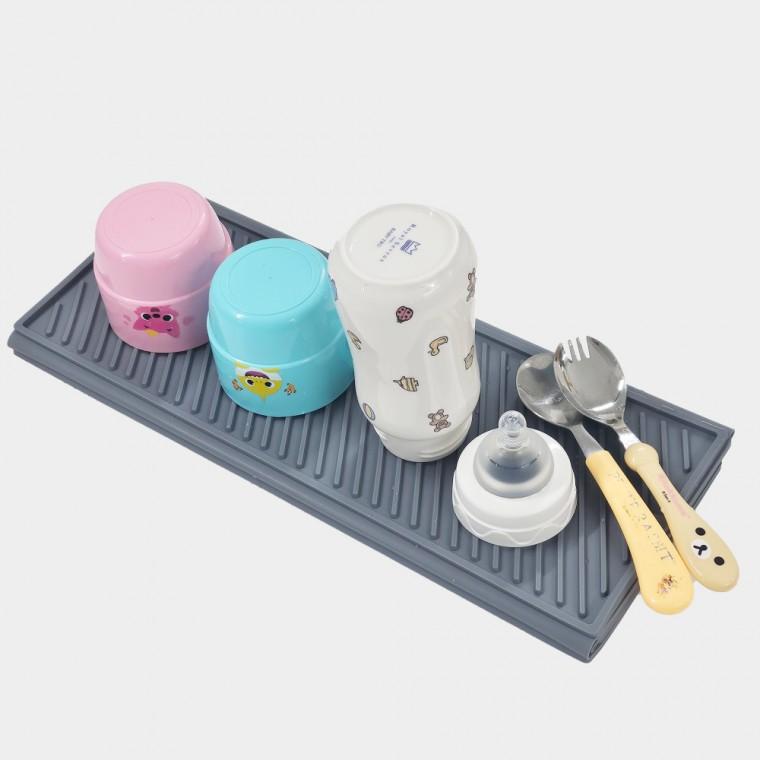 접이식 공간활용 캠핑 식기 건조 실리콘 드라잉 매트