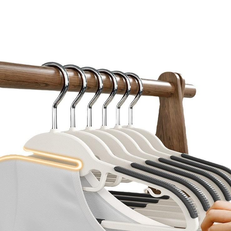 목늘어남 방지 옷걸이 걸기 쉬운 미끄럼 방지 옷걸이 10개 묶음