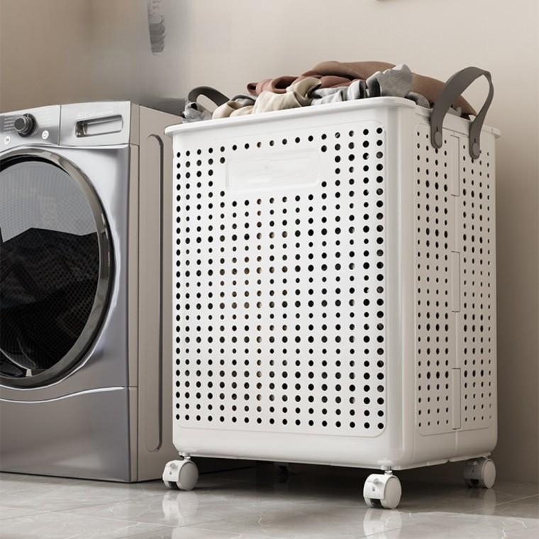 이동식 세탁물 바구니 접이식 대용량 수납 빨래바구니