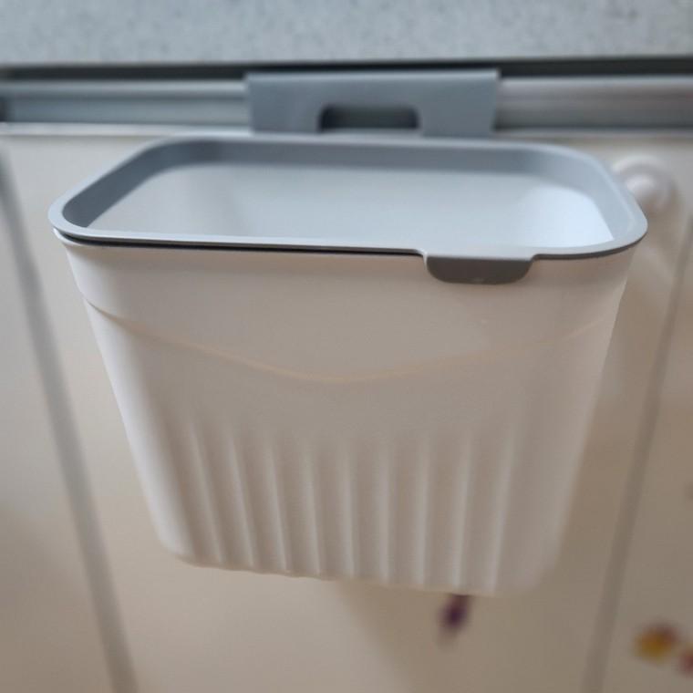 주방 걸이형 쓰레기통
