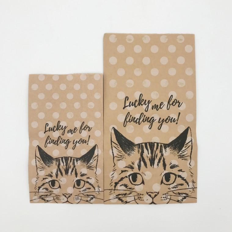 고양이 포장 선물 종이 봉투 30장