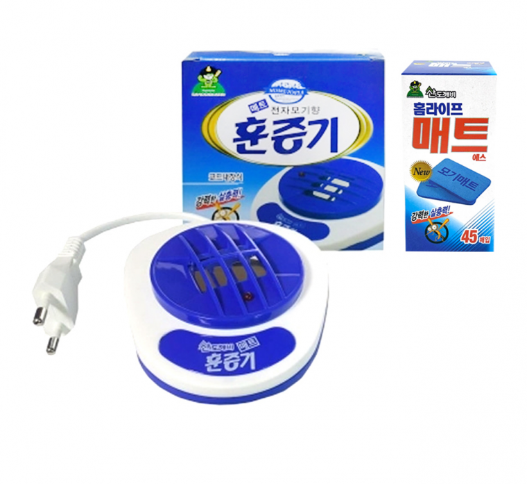홈토피아 전자모기향 매트 훈증기 매트 리필 45매 세트