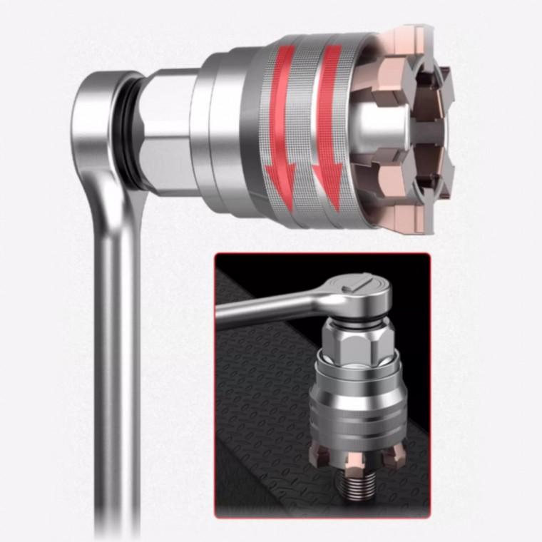 멀티소켓 만능렌치 크기조절 복스 스패너 공구세트