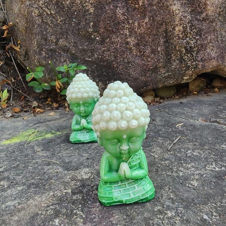 돌 석가모니 빛나는 야광 기도 불상