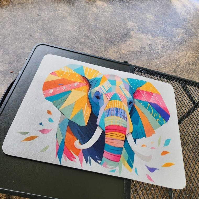 행운 코끼리 규조토 주방 매트