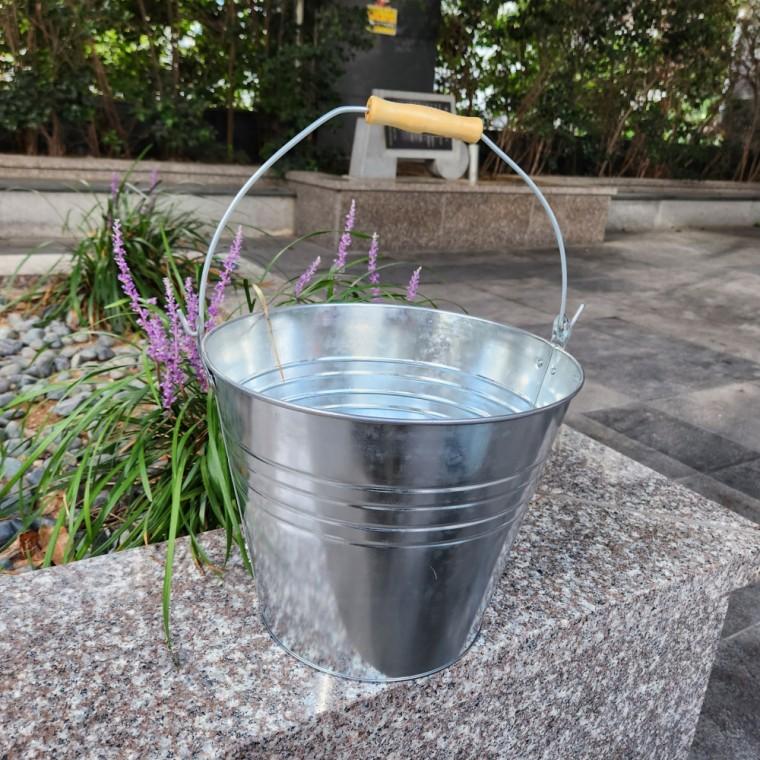 철제 양동이 10리터 대형 바스켓