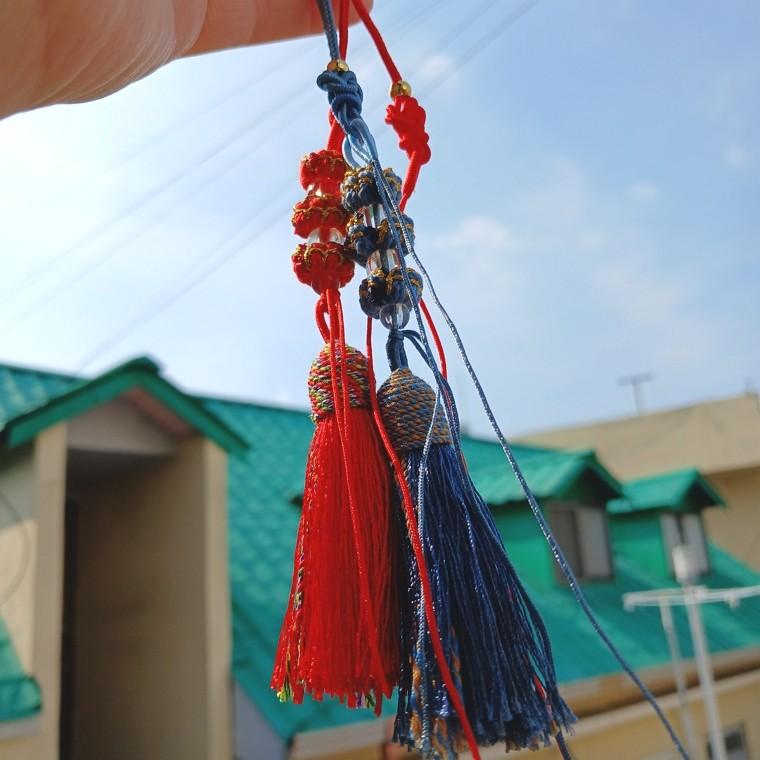 핸드메이드 연꽃 팬던트 차걸이 인테리어 장식