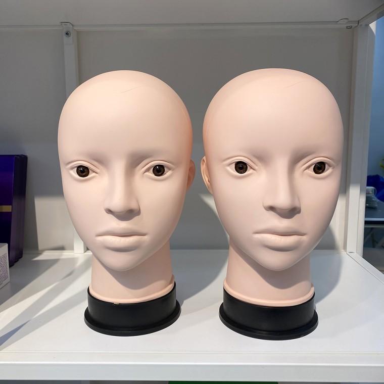 짱구머리 마네킹 헤드 두피문신 연습용 민두