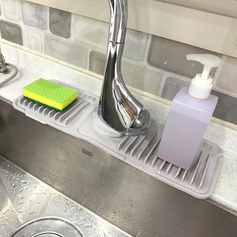 대형사이즈 실리콘 싱크대 욕실 수전매트