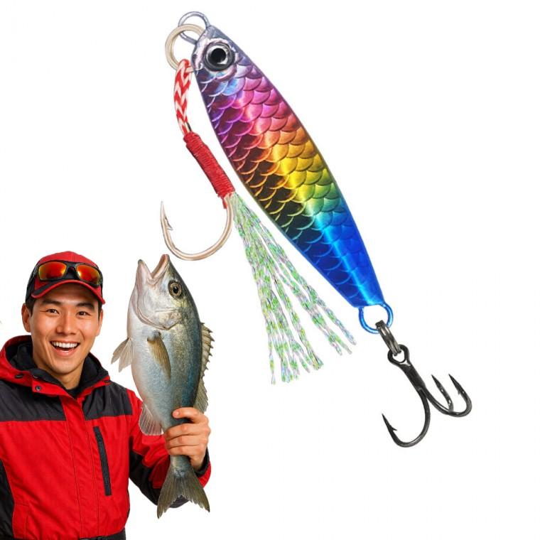 다채로운 메탈지그 6p세트 반짝 낚시 바늘 바다낚시