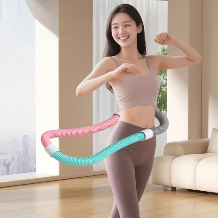 홈트 다이어트 부드러운 스프링 훌라후프 운동용품