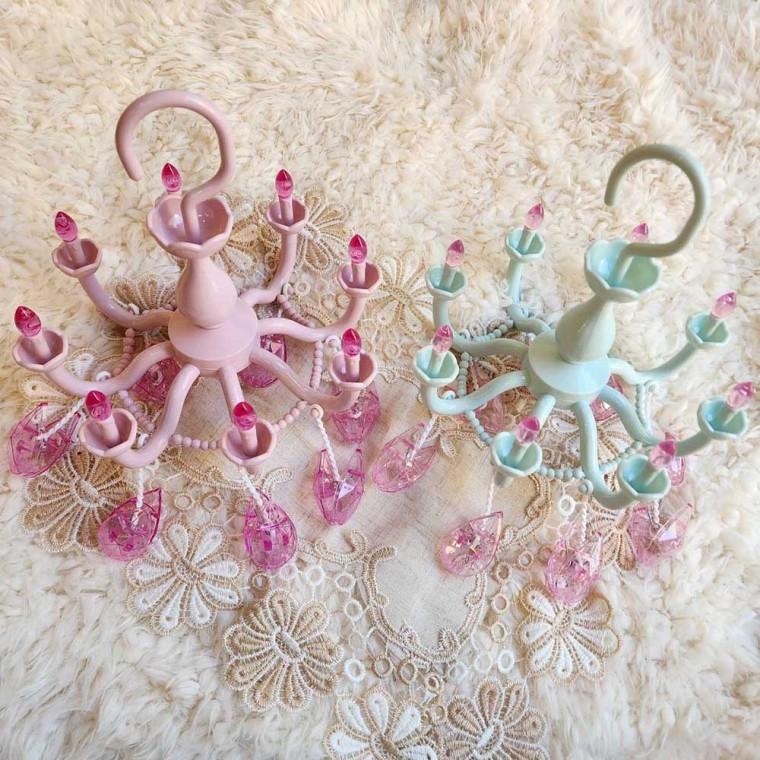 미니 샹들리에 작은빨래 옷걸이