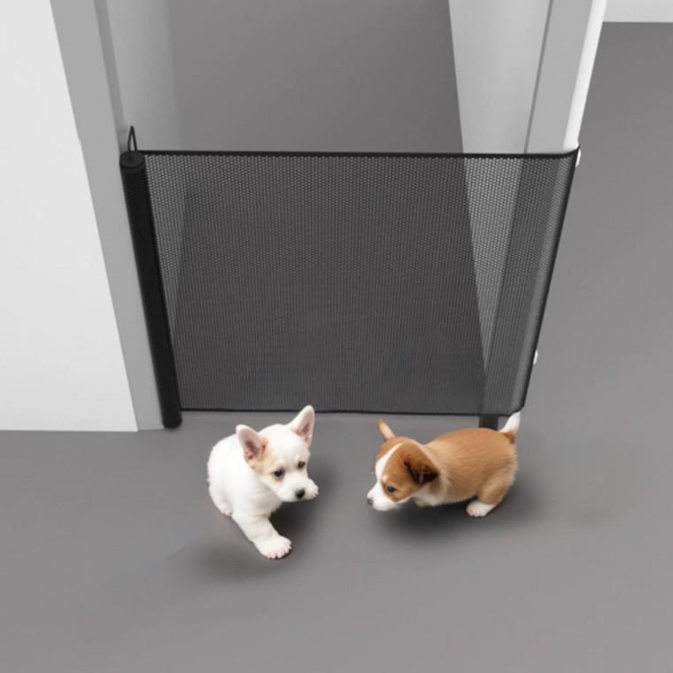 실내용 반려동물 안전망 메쉬 차단 슬라이딩 무타공