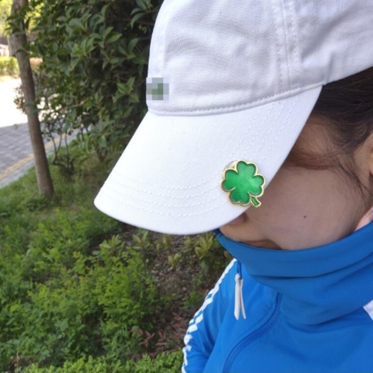 여름 골프 볼마커 라운딩 야외 스포츠 클로버 자석 그린 마킹 시원한