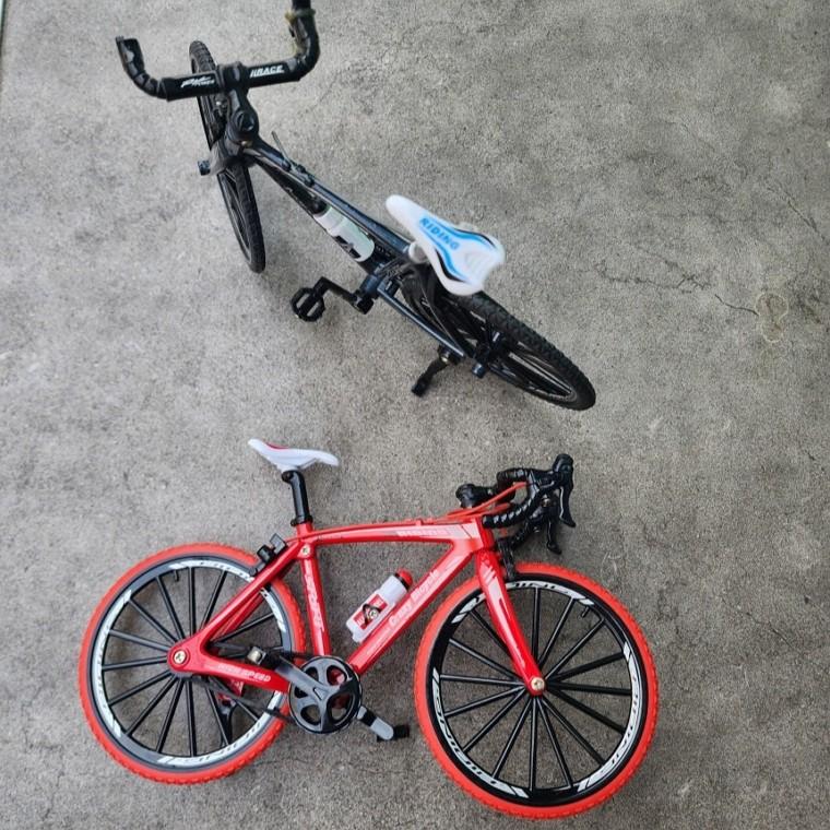 1P 리얼 미니어처 자전거 모형 장식 소품