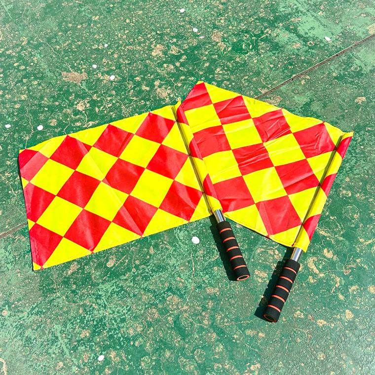 2P 축구경기 심판깃발 선심기 주심 부심 심판용품